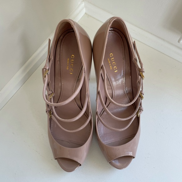 GUCCI heels platform blush size 38 - Picture 5 of 10